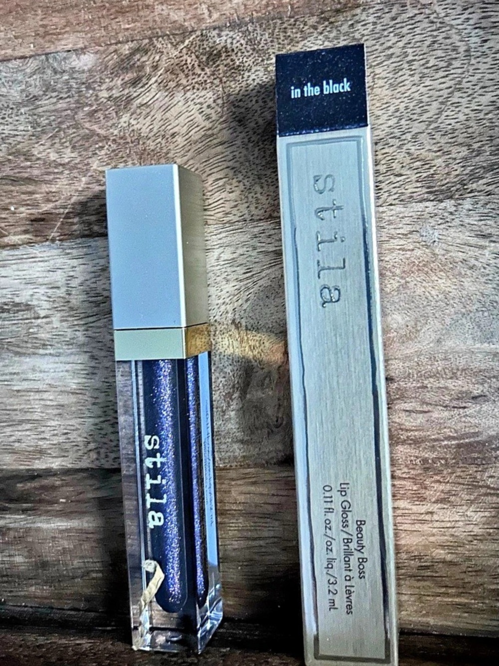 stila Stay All Day Lip Gloss shade In the Black NWT